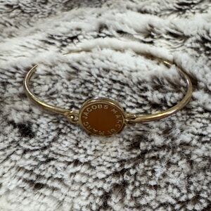 Marc Jacobs Gold-Tone Logo Bracelet